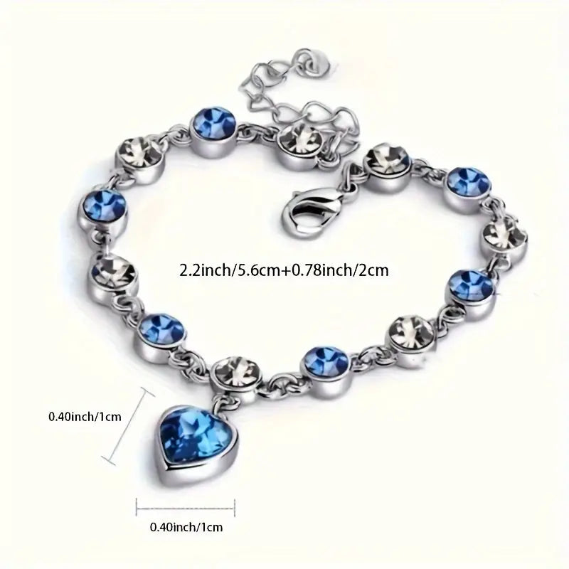 Bracciale Cuore Oceano Eclat