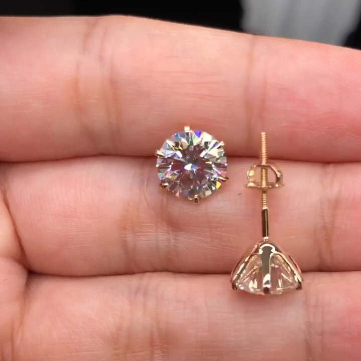 Orecchini a cerchio in oro bianco Tera