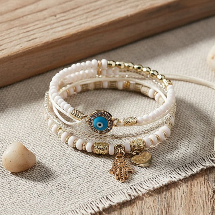 Set di Braccialetti Hamsa