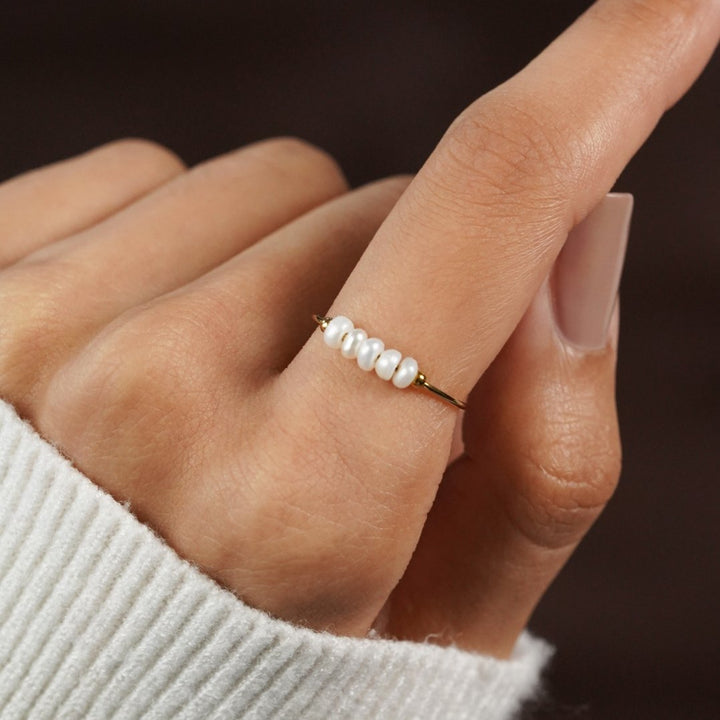 Anello in perle d'acqua dolce di Grace