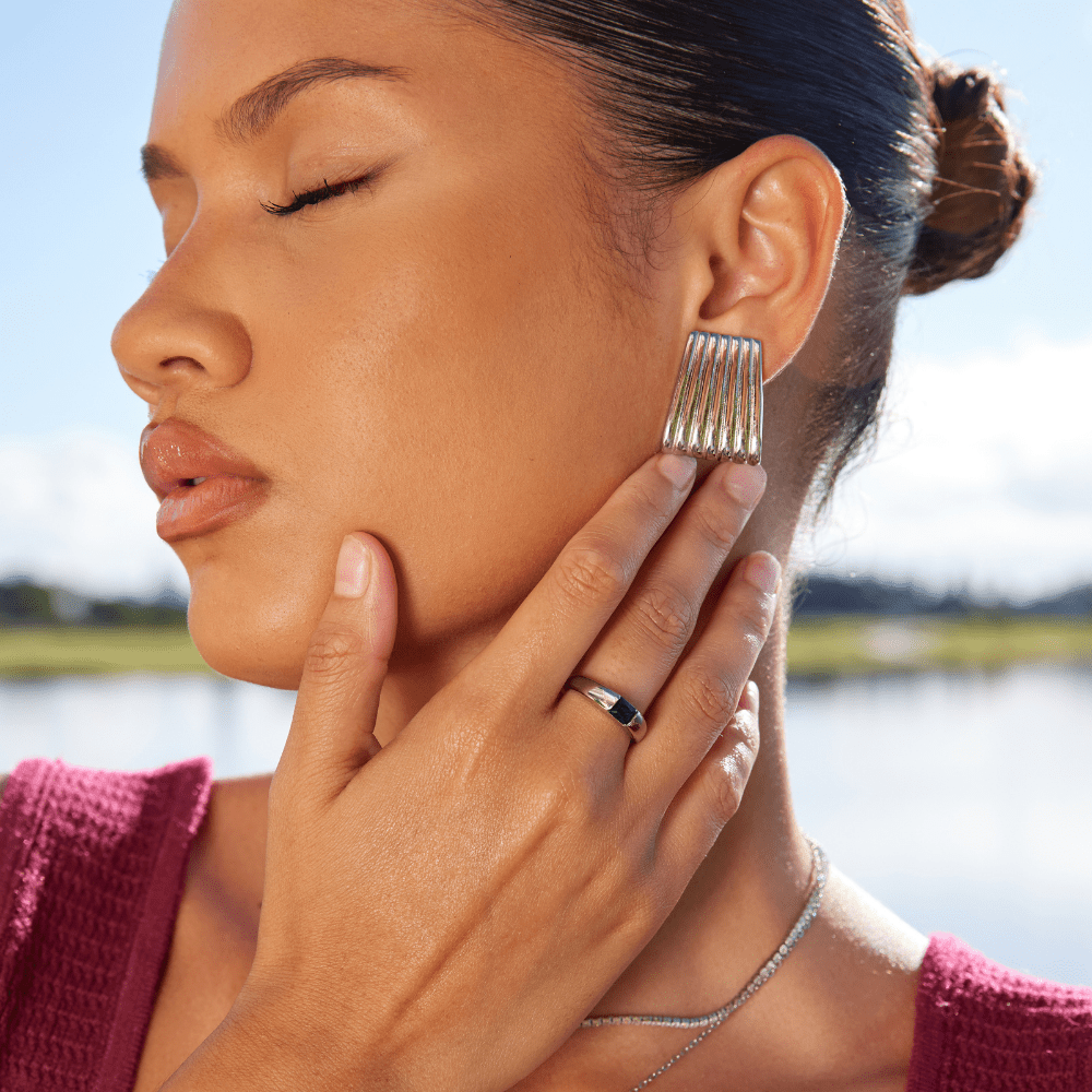 Argento & Smeraldo Anello Ember