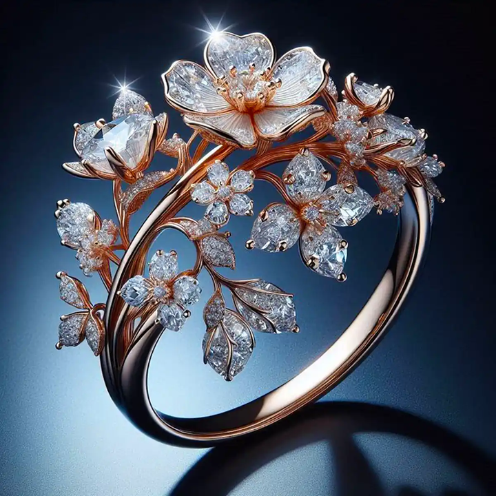 Anello Bright Crystal Blossom
