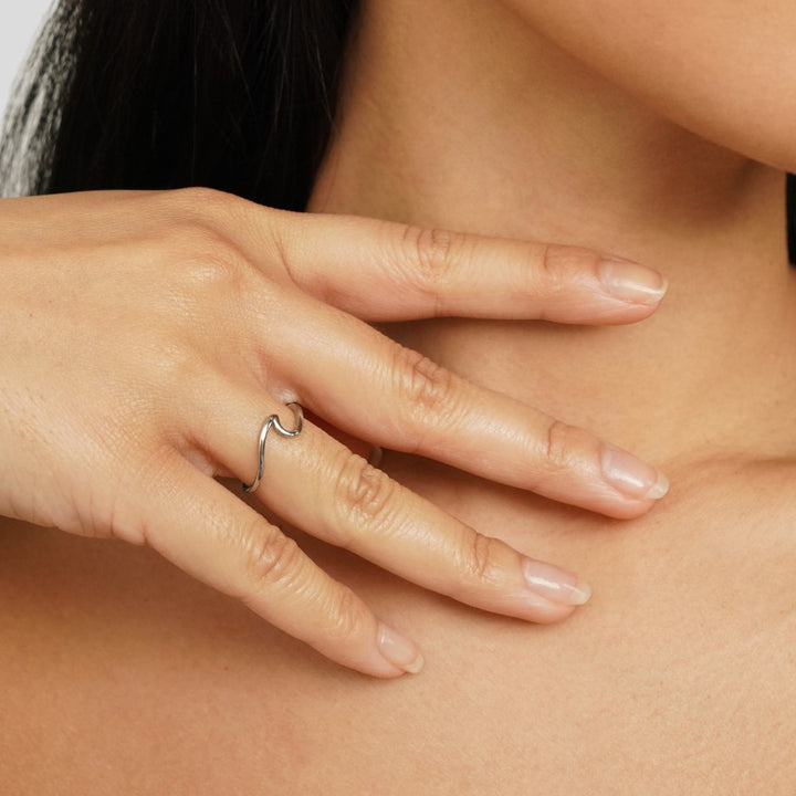 Argento Imari Anello Ondulato